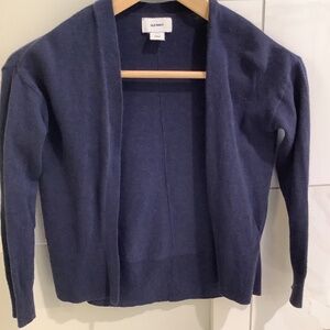 Old navy, girls, M, navy blue, sweater/cardigan